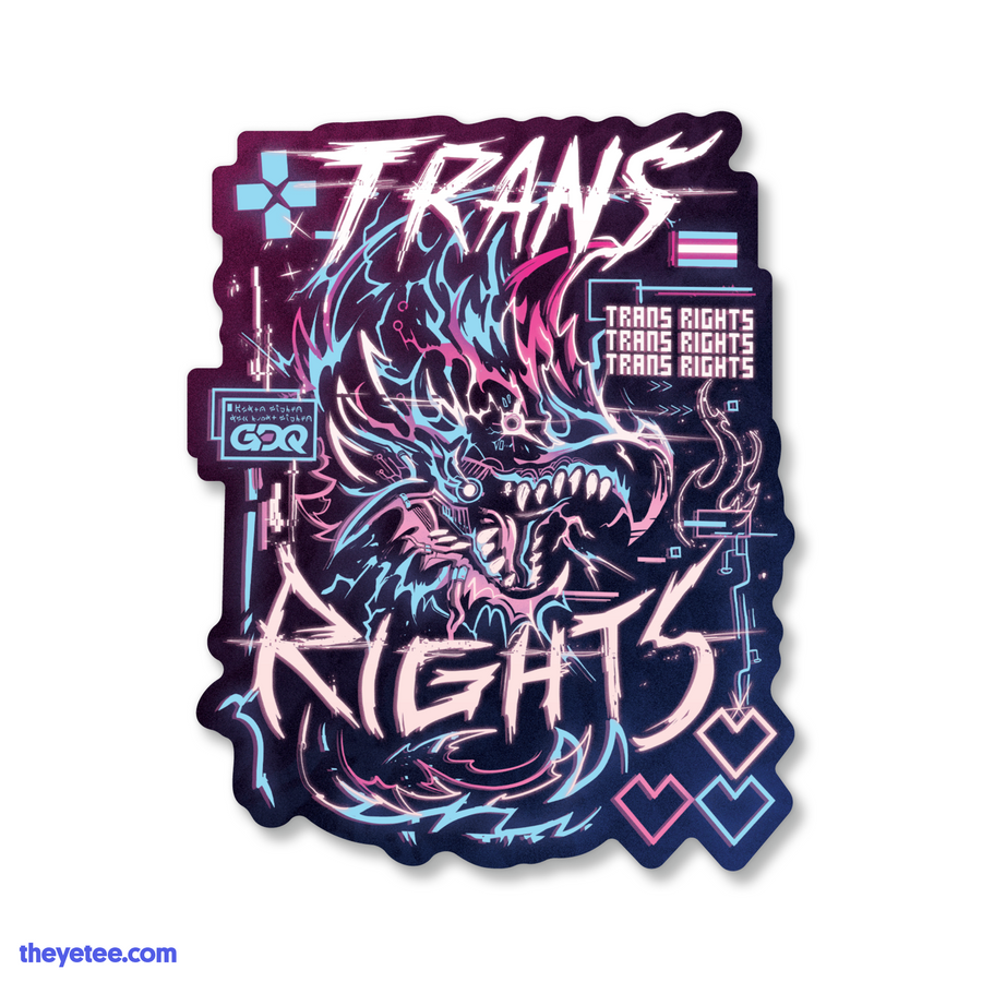 Trans Rights Jumbo Sticker