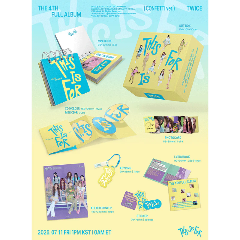 THIS IS FOR [CONFETTI ver.] [Import Mini CD]