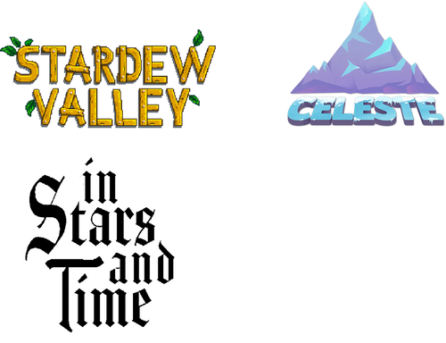 Stardew valley, Celeste, Stars in Time