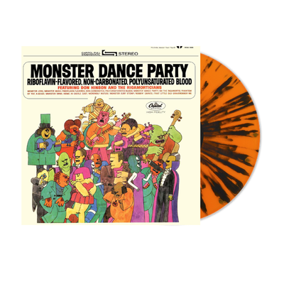 Monster Dance Party (Orange & Black Pumpkin Splatter Vinyl)