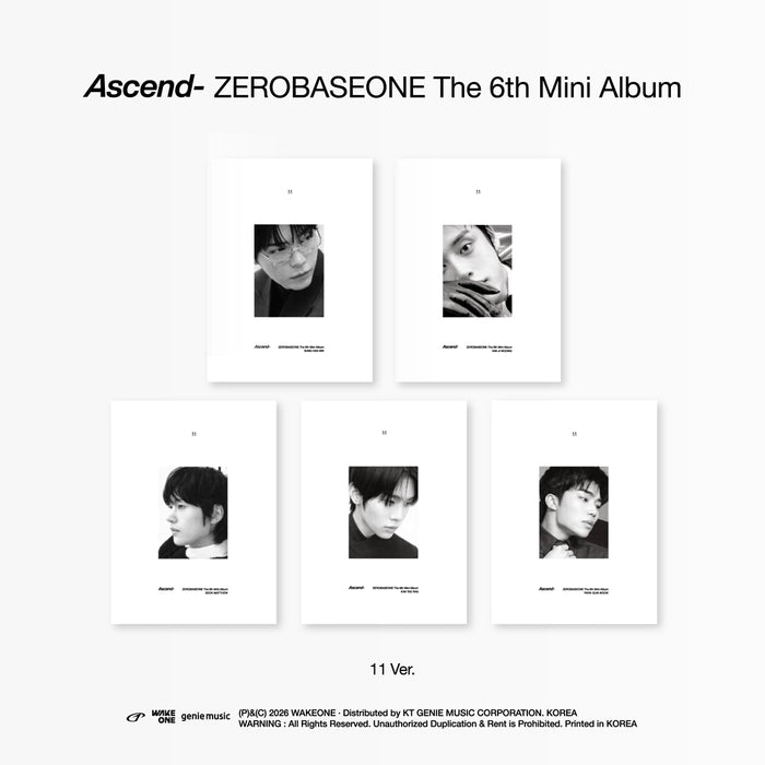 Ascend- The 6th Mini Album (11 Ver.) (CD)