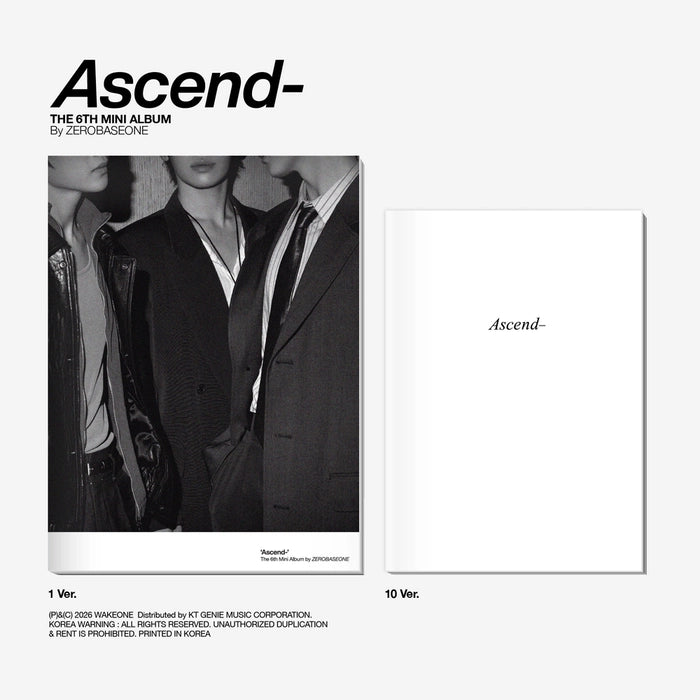 Ascend- The 6th Mini Album (1 Ver. & 10 Ver.) (CD)