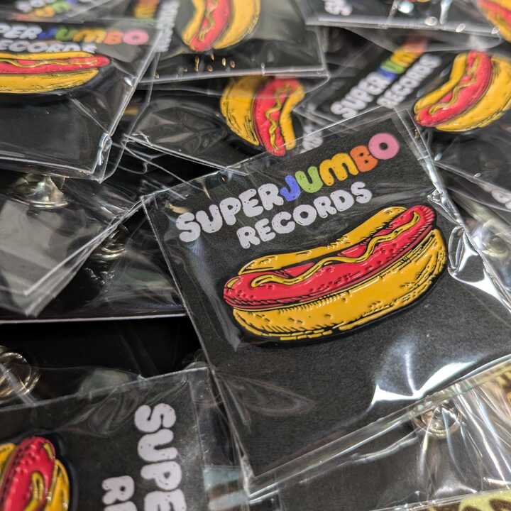 Superjumbo Hot Dog Pin