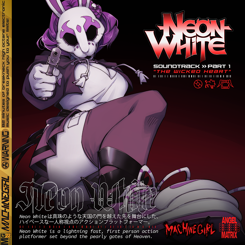 Neon White Soundtrack Part 1 “The Wicked Heart” (Neon Red & Purple Splatter Vinyl)