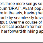 Brat and it's the same but there's three more songs so it's not - Brat and it's the same but there's three more songs so it's not