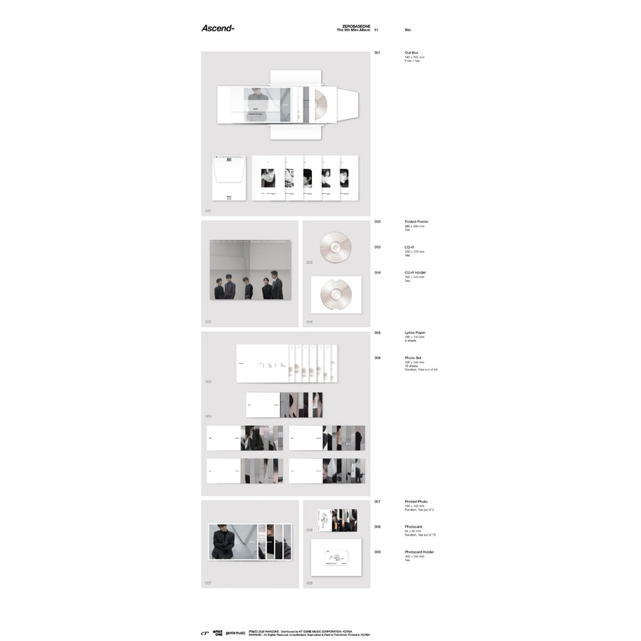 Ascend- The 6th Mini Album (11 Ver.) (CD)