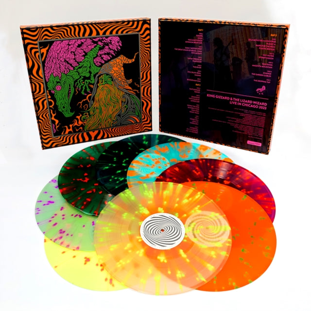 King Gizzard: Live In Chicago 2023 (8xLP Multicolored Vinyl) - King Gizzard: Live In Chicago 2023 (8xLP Multicolored Vinyl)