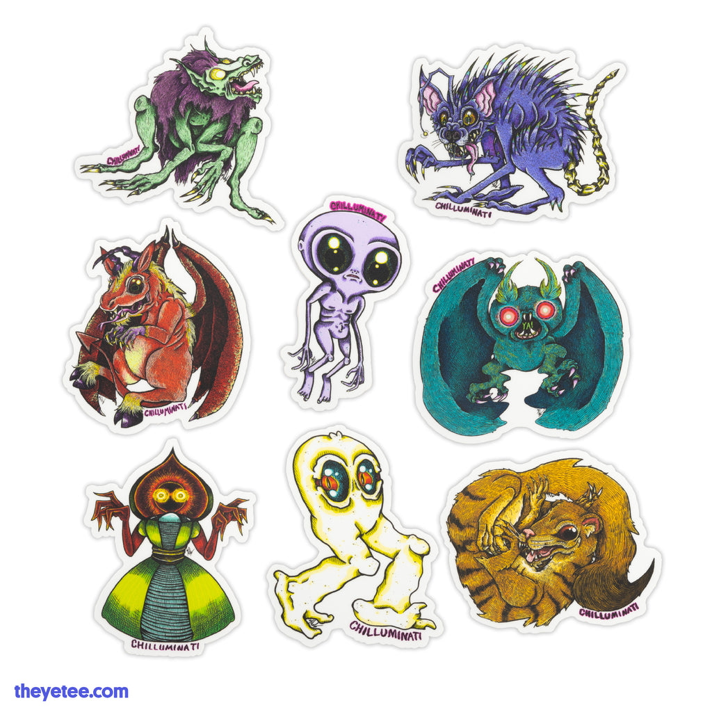 Cryptid Sticker Bundle | The Yetee