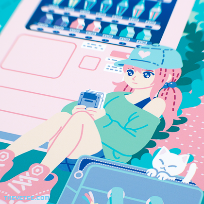 Cat Vending Poster