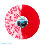 Split splatter transparent red vinyl. - Gradius