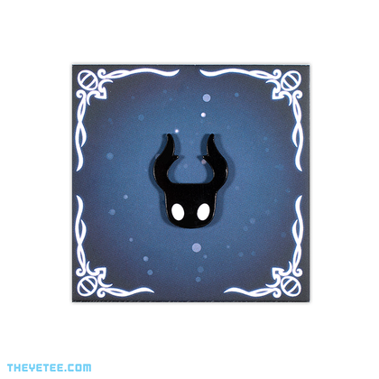 Black hard enamel pin of Shade. 