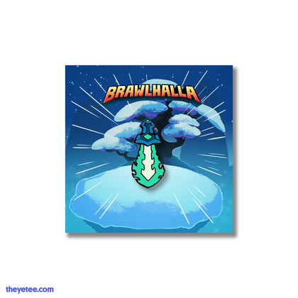 Hard enamel pin of Brawlhalla Legends blade