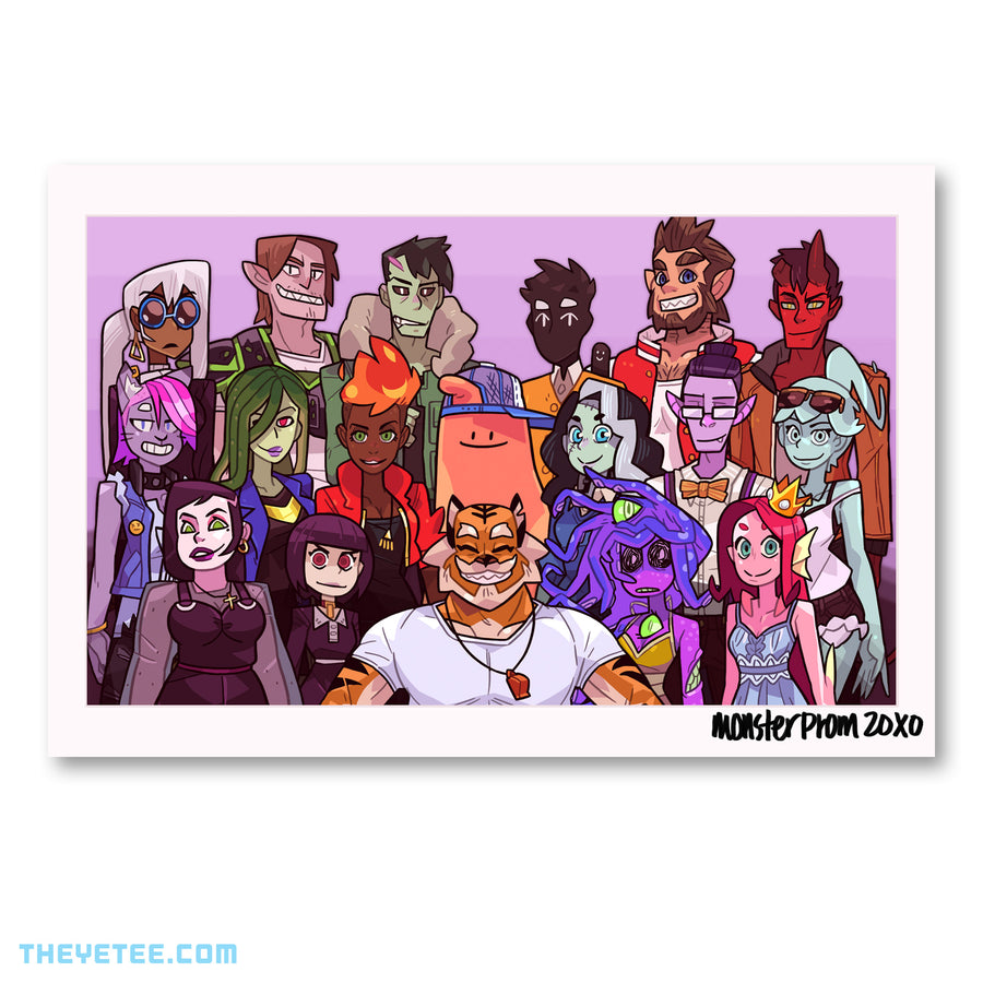 Monster Prom Group Poster