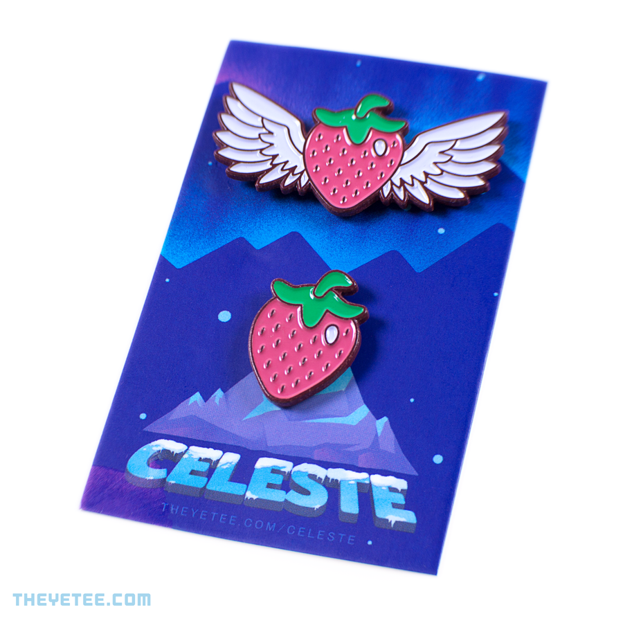 Strawberries Pin Set