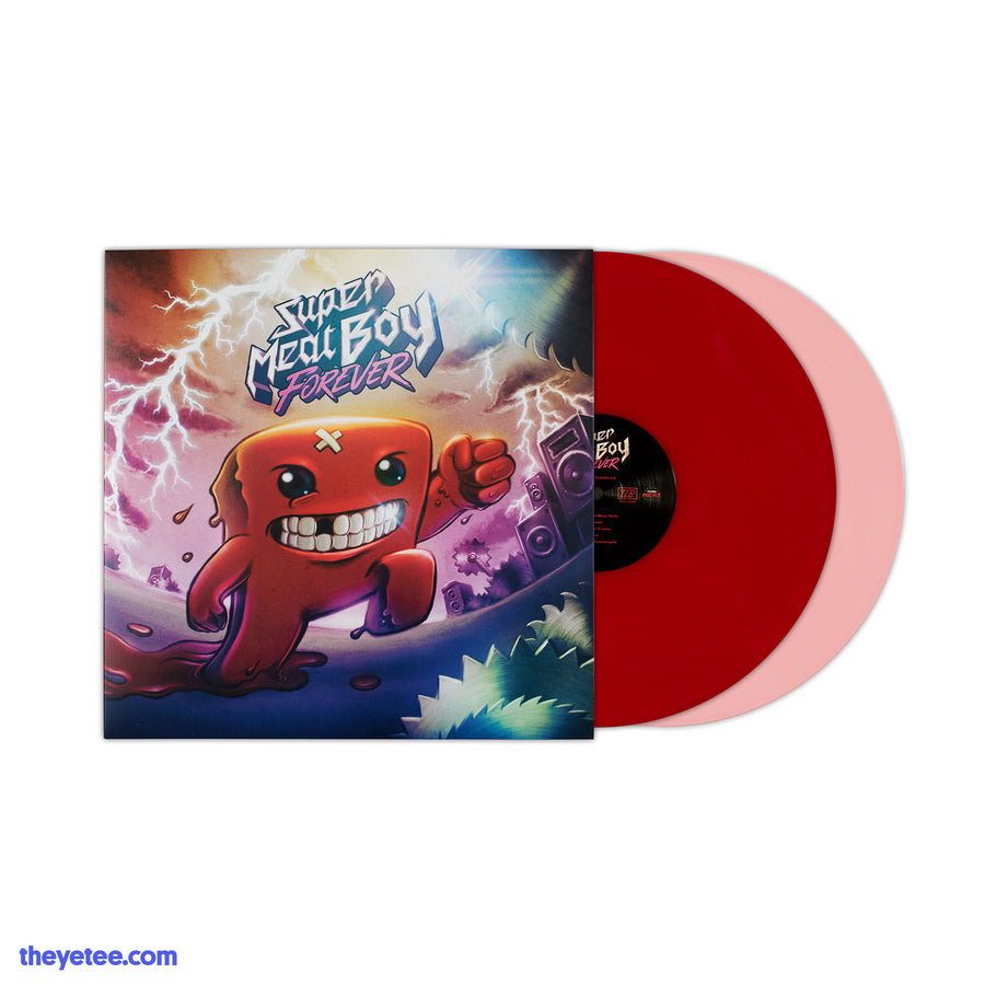 Super Meat Boy Forever Original Soundtrack (Pink and Red 2XLP)