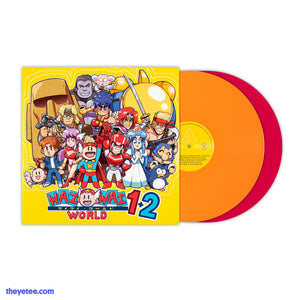 Side by side photo of the sleeve and vinyl. Vinyl was pressed on "Konami orange/red" wax.