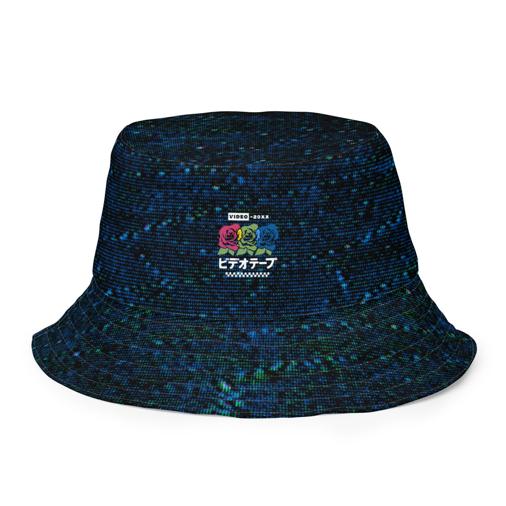 ハット ITZAVIBE X KANZE BUCKET HAT ( 2 COLOR) CRT Fuzz Reversible Bucket Hat | The Yetee